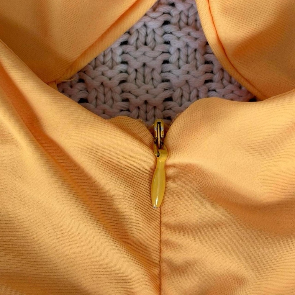 Tiger Mist Yellow Ruched Mini Dress - Picture 5 of 7